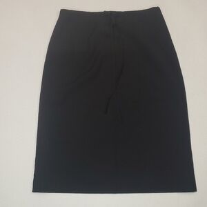Mulberry Classic Black Wool-Blend Pencil Skirt Size 10